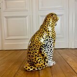 ceramic leopard, Italy, 1970