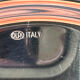 Olry Italy silver-plated presentation bell with tray and glass.
