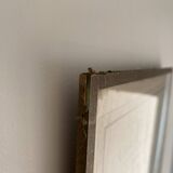Old map of the Isle of Corsica framed under glass