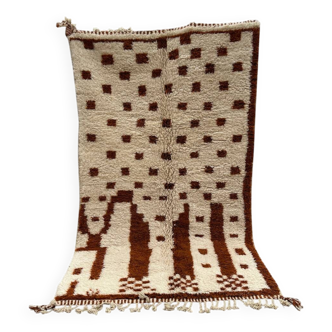 Tapis béni ouarin fait a main traditionnelle taille 150 x 250 cm