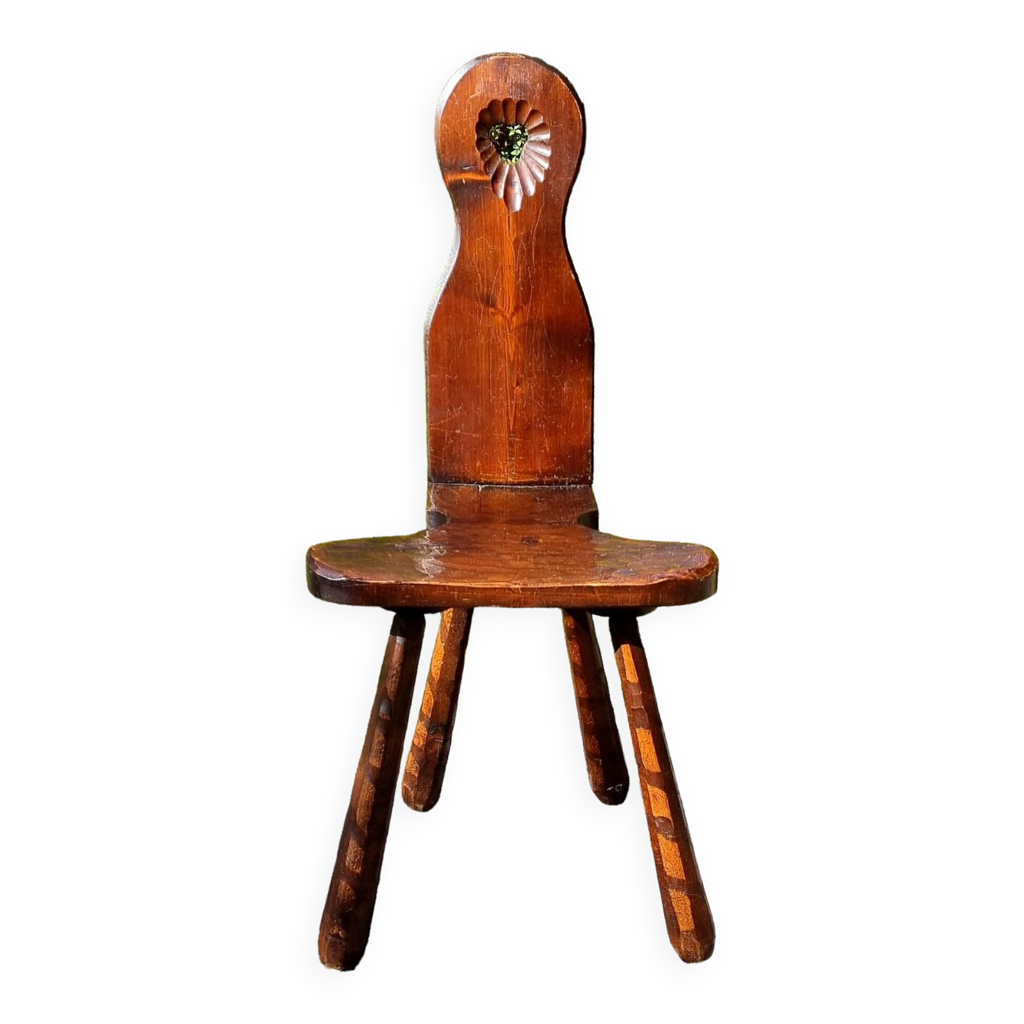 Brutalist chalet chair from the 50s