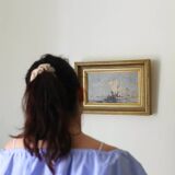 Bazil (20th century) oil on panel 'French boats setting out to sea'