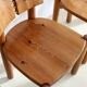 Ensemble de 5 chaises à manger dans le style de Rainer Daumiller