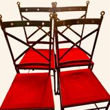 4 Jansen house style chairs