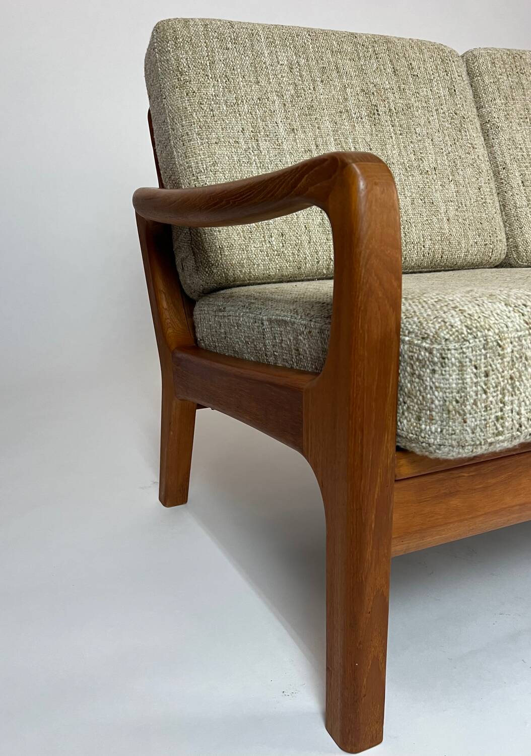 Canapé-lit en teck danois par Juul Kristensen, design vintage