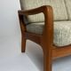 Canapé-lit en teck danois par Juul Kristensen, design vintage