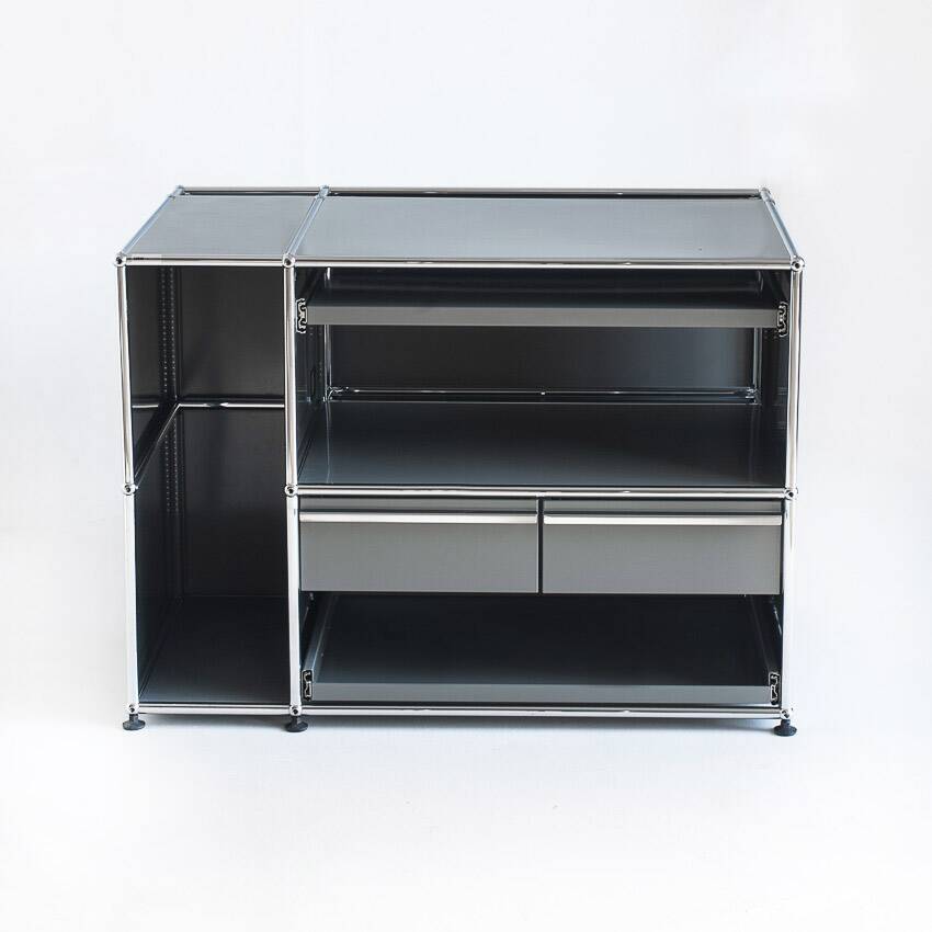 Mobilier de bureau fabriqué par USM Haller. Suisse.