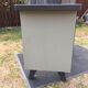 Modernist industrial and vintage console table in Stafor brand metal