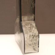 Mid-century Scandinavian modern art glass vase by Wiktor Berndt for Flygsfors, Sweden
