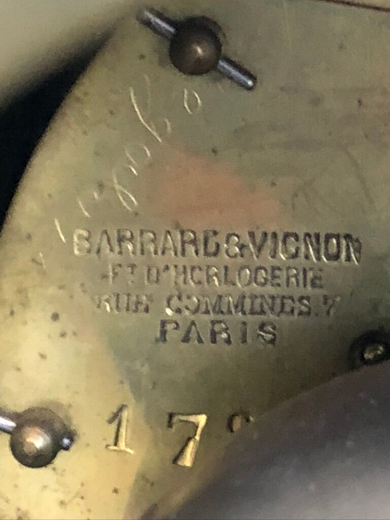 Black marble fireplace pendulum