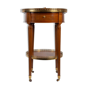 Table bouillotte Louis XVI estampillée Viez