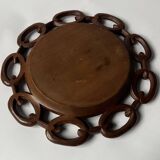 Centre de table en bois sculpté