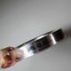 Rare vintage oriental covered serving dish in silver-plated metal, mid-20th century.