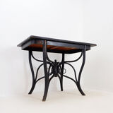 Art Nouveau side table/console in painted wood, circa 1900