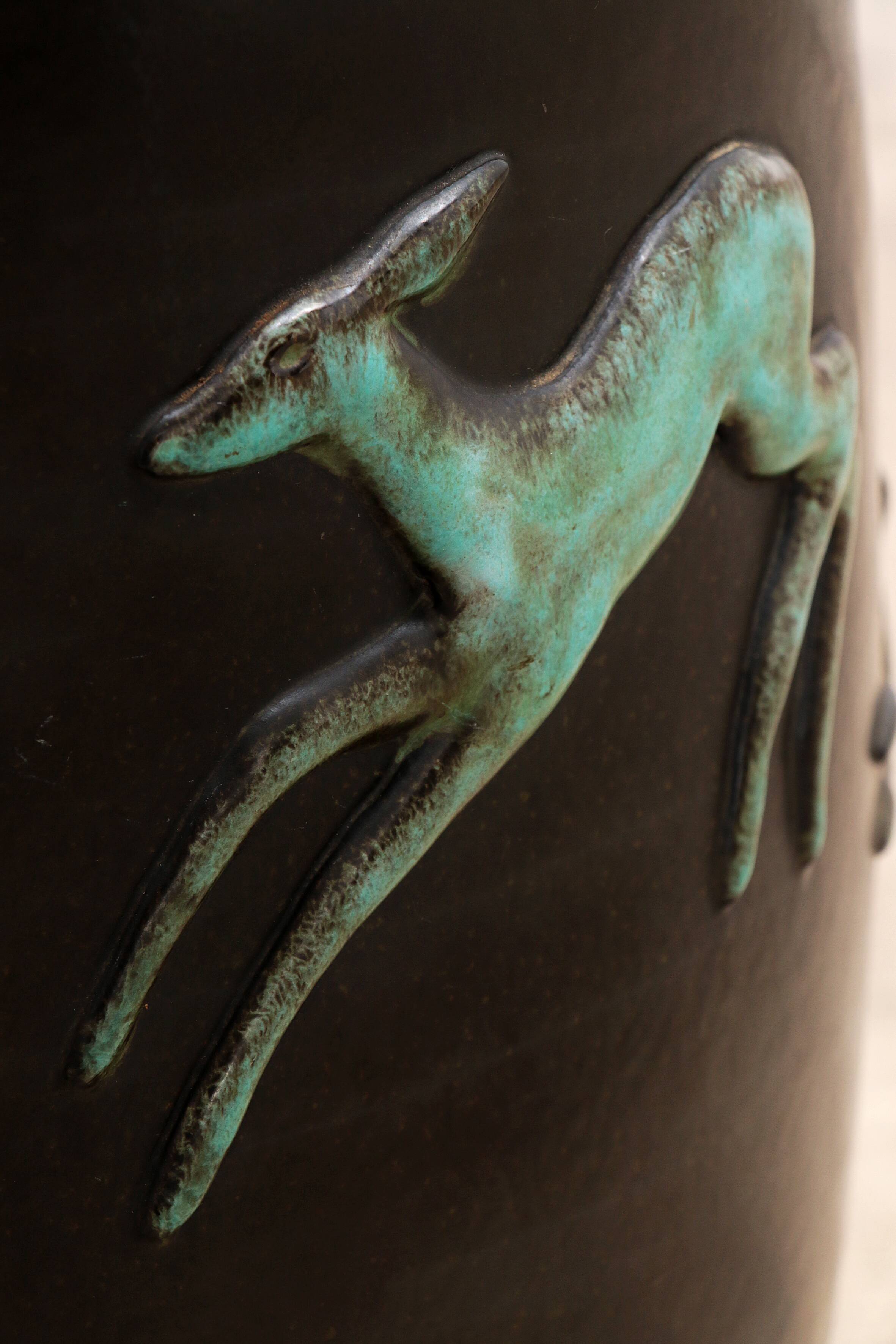Large Vintage Vase design by Ugo Zaccagnini, 1950 Italy