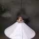 Opaline cone pendants