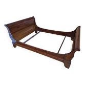 Lit Louis Philippe 140 x 190 bois massif