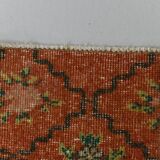 2x7 short vintage runner rug, 78x208cm