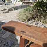 Banc de ferme en chêne