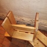 Series of 5 stools by Charlotte Perriand les Arcs