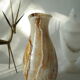 Vase en pierre onyx agathe vintage