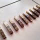 Set of 10 quartz knife holders