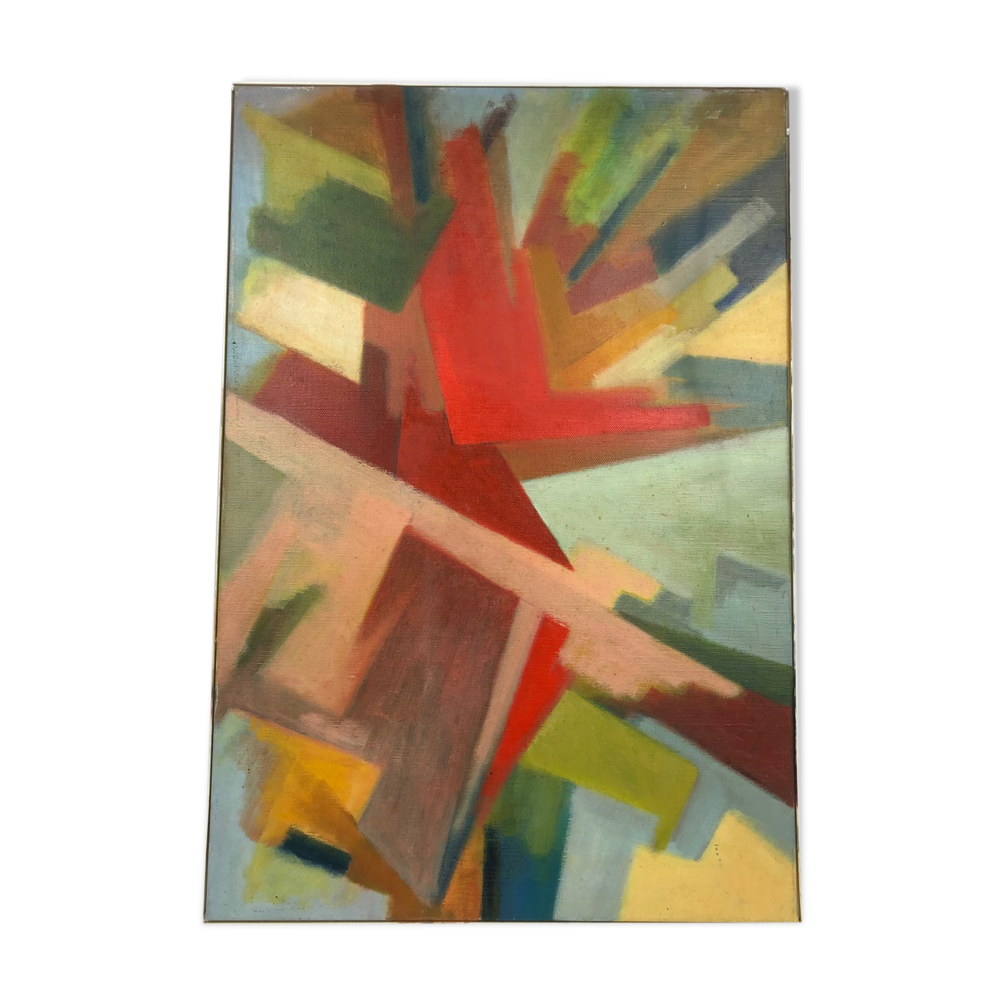 Peinture abstraite vintage