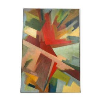 Vintage abstract painting