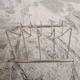 70s chrome magazine holder