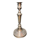 Silver metal candle holder