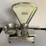 Old Berkel vintage industrial market gardener stainless steel commercial scale 1970