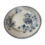 Plate on heel cut on ground of iron ground decoration parakeet bird