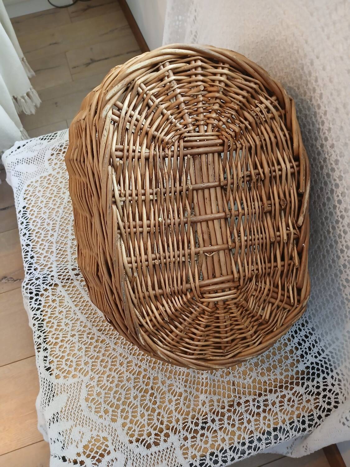 Antique rattan/wicker basket