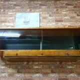 Display cabinet with hanging drawers, Poland, 1970s after renovation.
