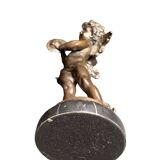 Moreau (after), bronze the angel with cymbals signed 20th century