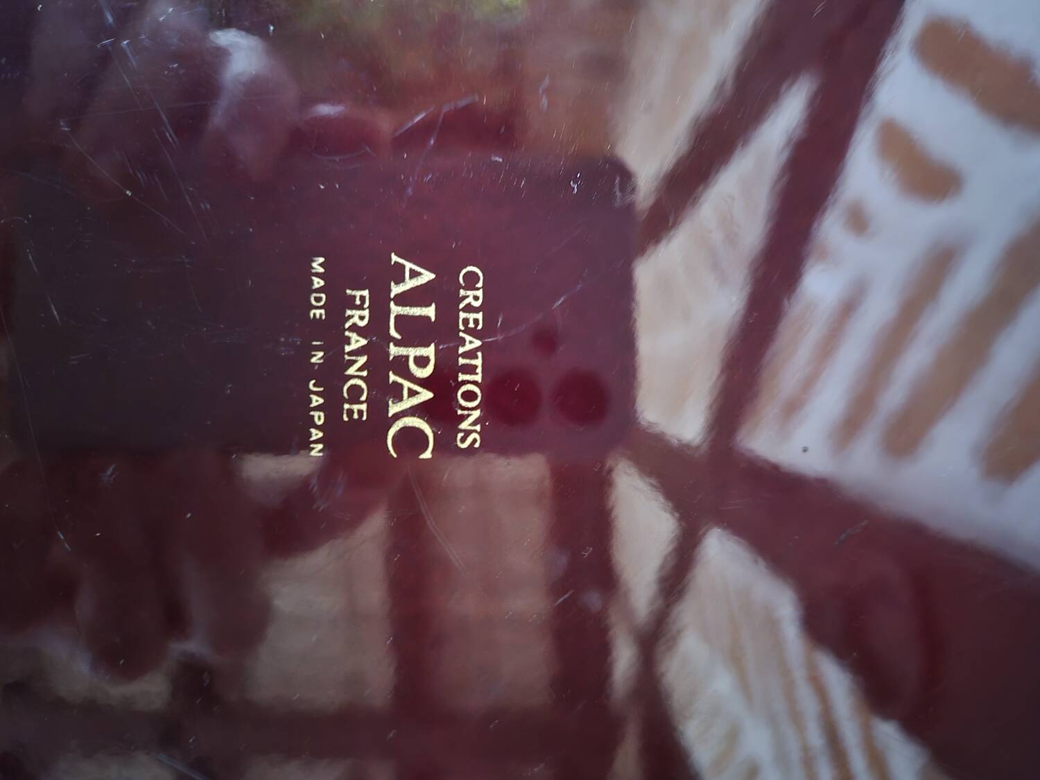 Japanese lacquered tray