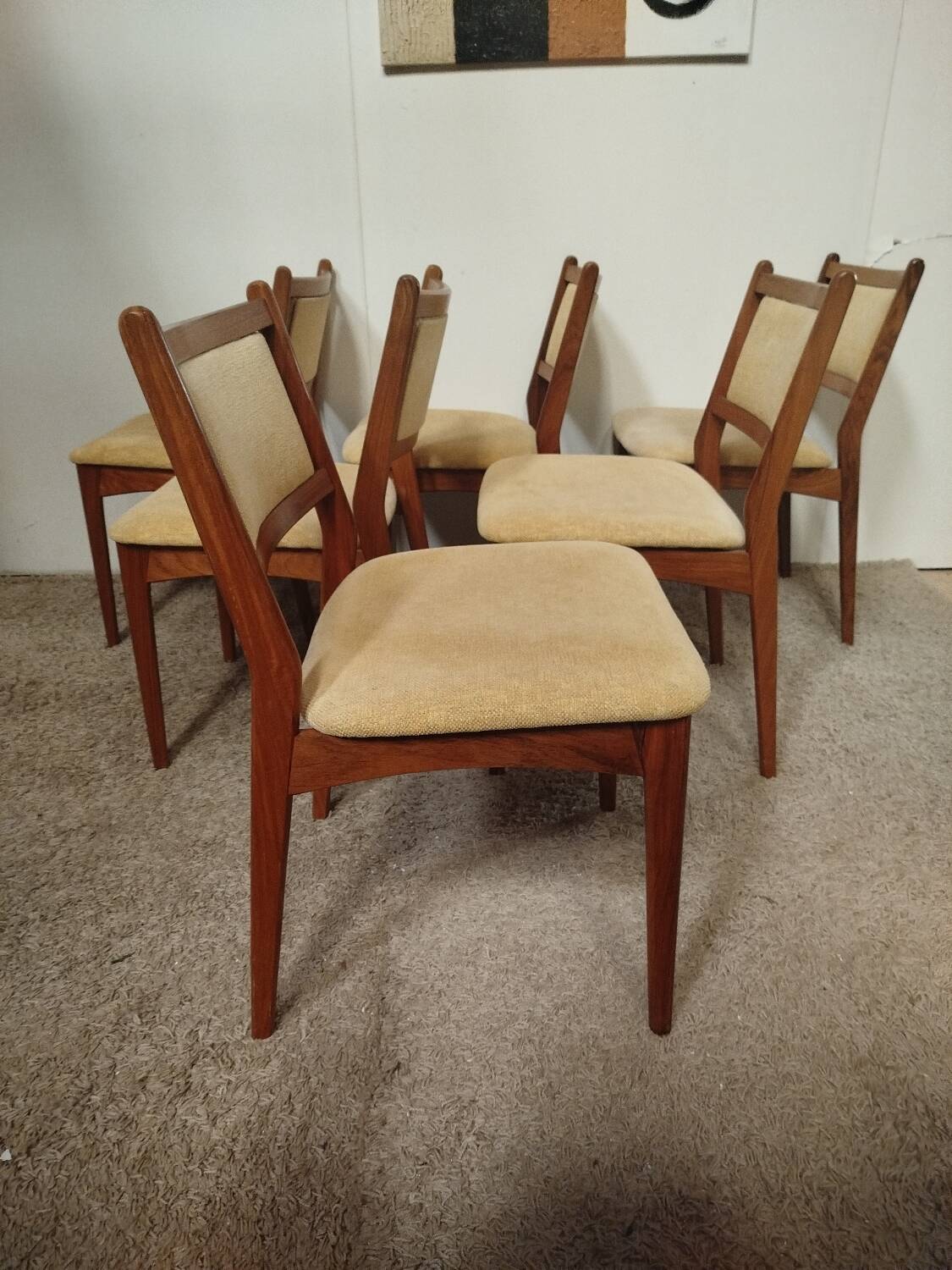 6 Danish rosewood chairs