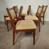 6 chaises Danoises en palissandre