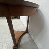 19th century round Empire-style cherrywood side table