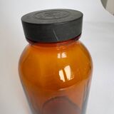 Vintage Mid Century Modern Glass Apothecary Bottle By Carlo Erba Milan