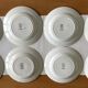 8 antique flat plates in Gien earthenware