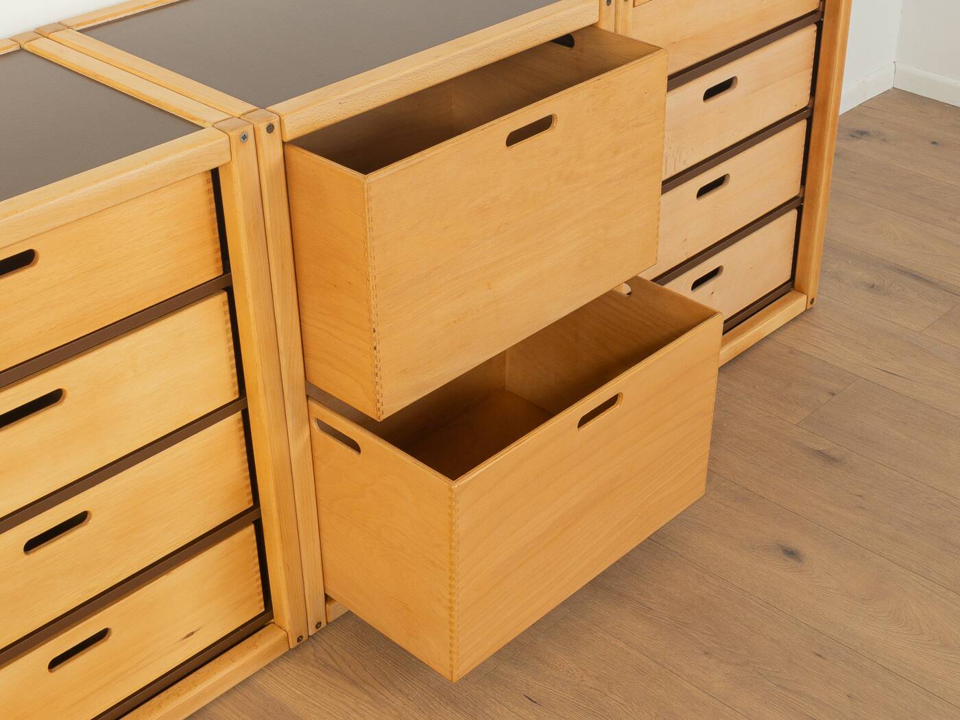 Flötotto modular chest of drawers system, 1970s, set of 4