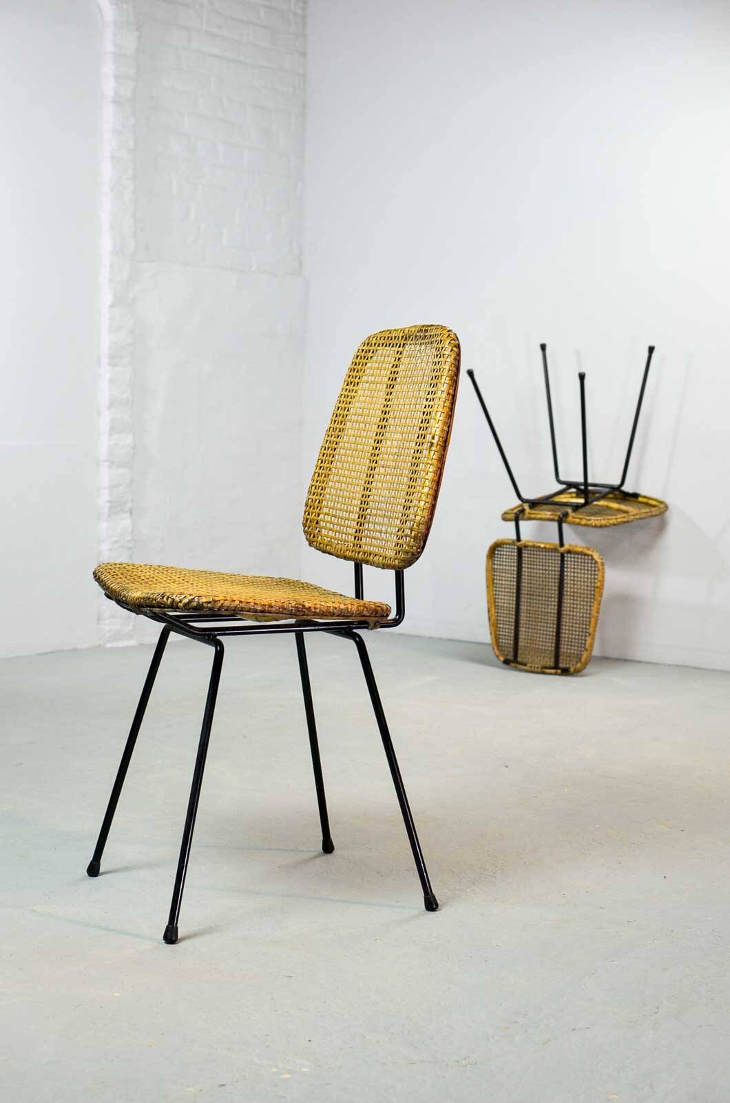 Cane Dutch Design Side Chairs
