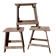 3 tabouret bas bleu gris