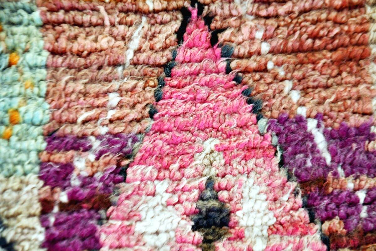 Moroccan Berber carpet hallway Boujaad 288 x 68 cm New