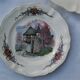 Cake service Sarreguemines Obernai: Dish + 6 dessert plates