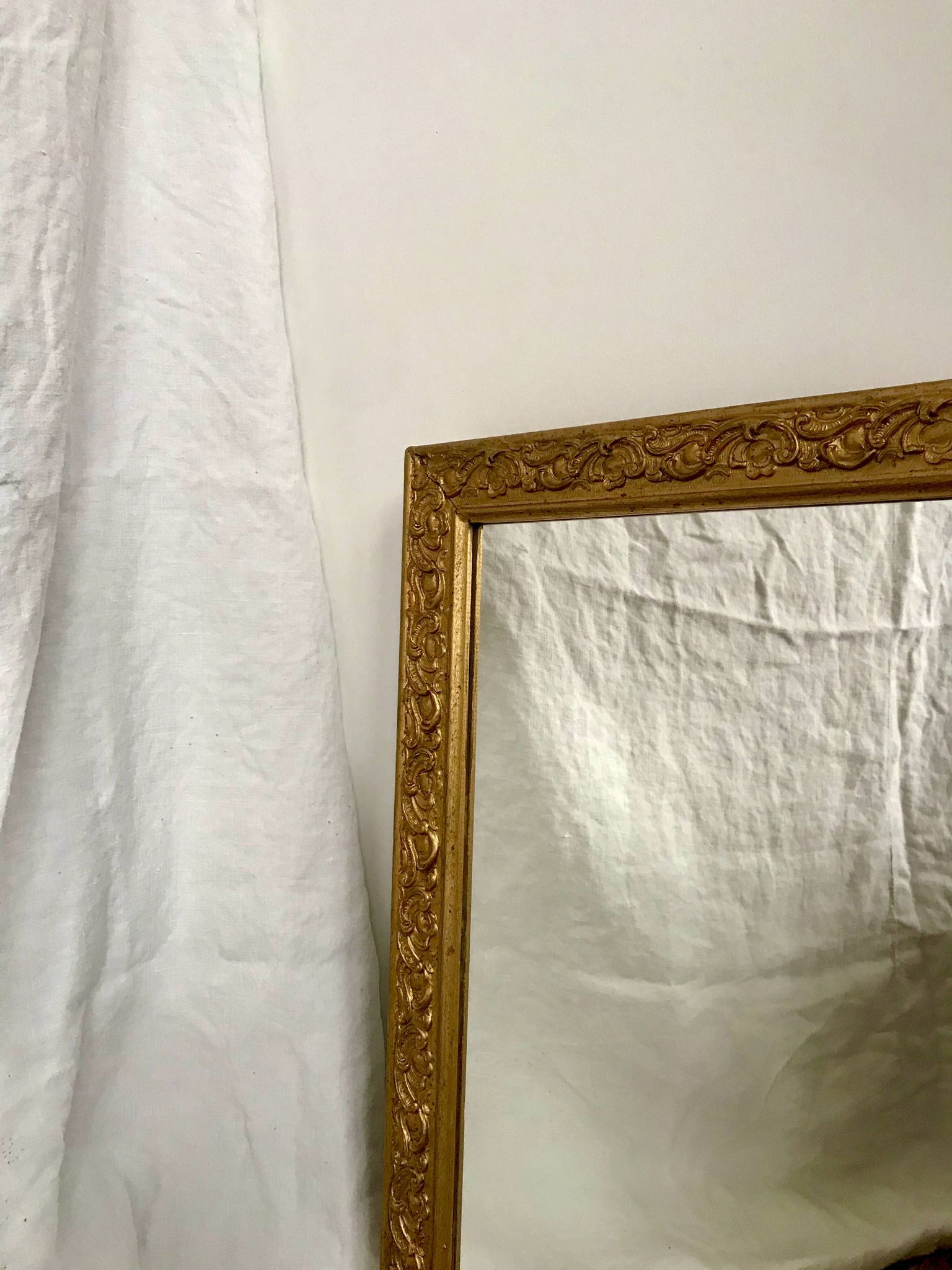 set of 4 mirrors in wood and gilded stucco early 20th century