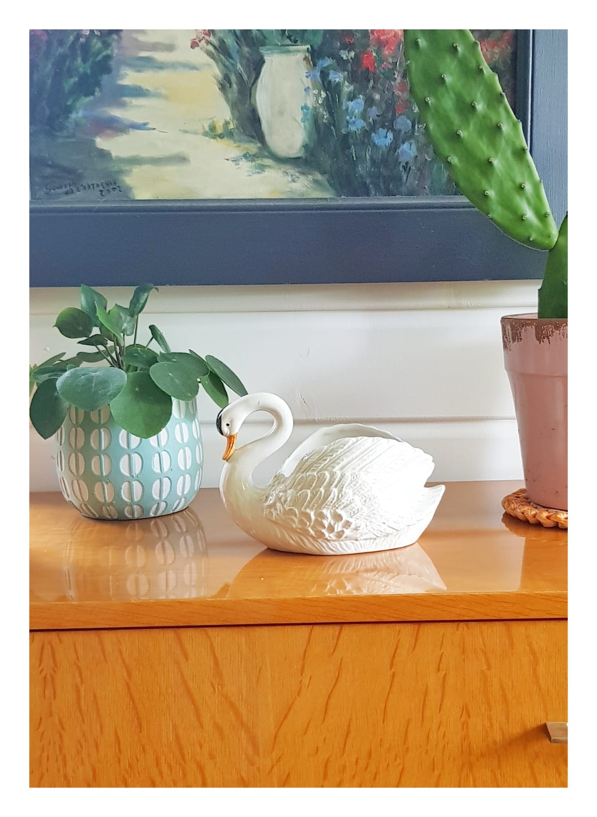 Vase - pot for houseplant from the 80s-90's