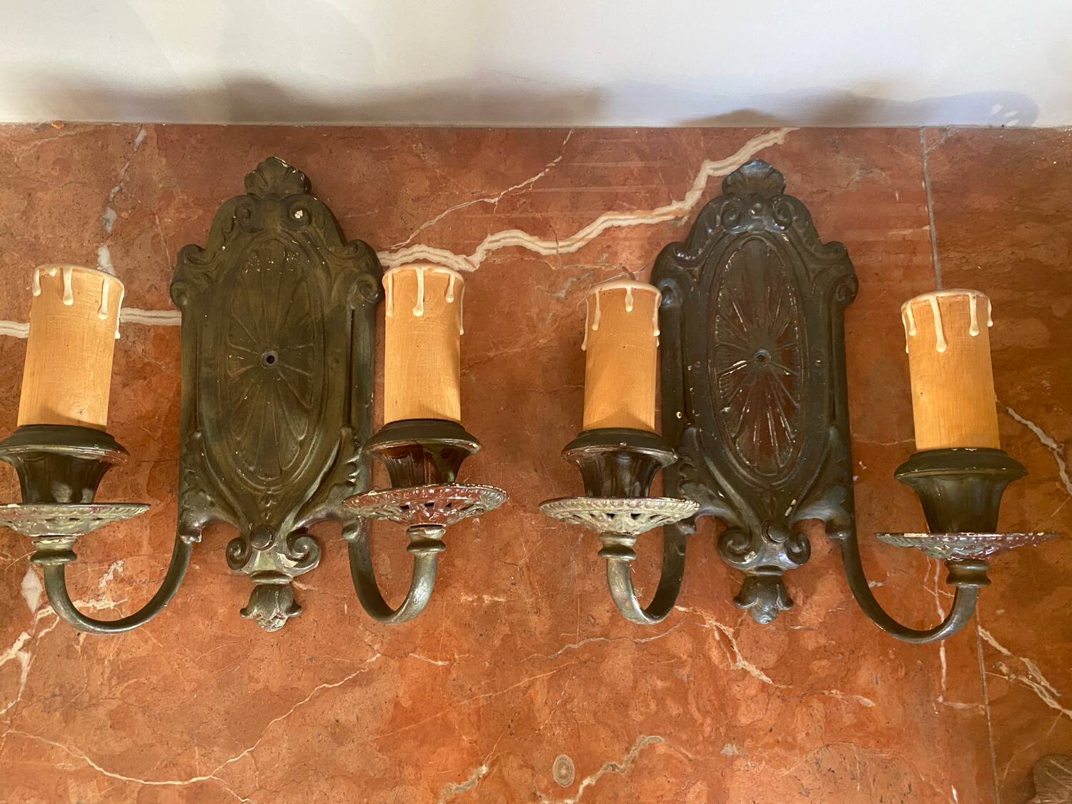 Pair of neoclassical wall sconces