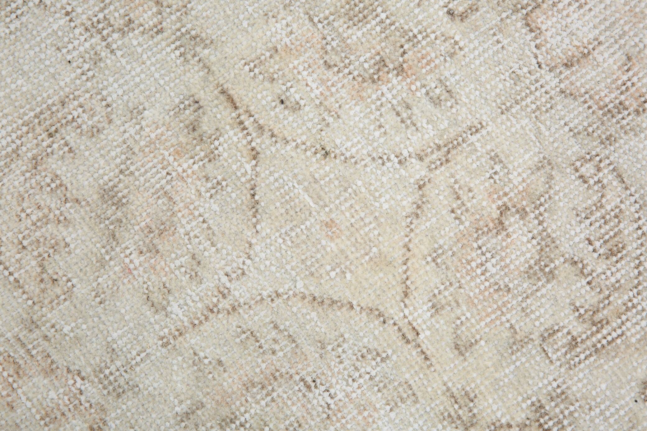 3x11 Rugs For Hallway Beige & Blue Vintage Runner Rug, 82x338Cm